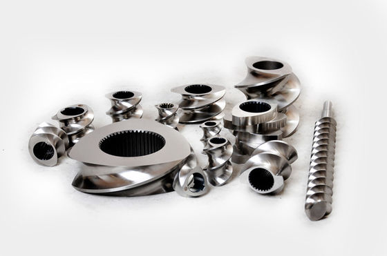 جودة عنصر برغي لماكينة البثق المزدوجة اللولب TEM58SS من توشيبا لسبائك PC / ABS HIP مصنع