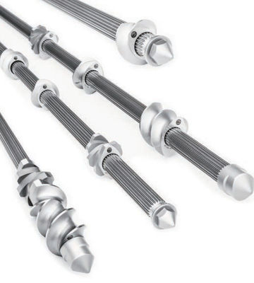 جودة 10-120 مم ديا الطارد رمح ، التوأم برغي الطارد عناصر 500-9000 مم طول مصنع